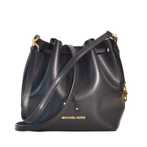 michael kors eden medium bucket|Eden Medium Leather Bucket Bag .